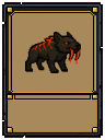 Feral Cinderfang Bite card