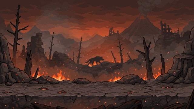 The Cinder Wastes key art