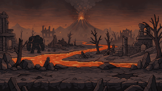 The Molten Depths key art